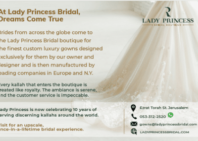 Lady Princess Bridal Ad design